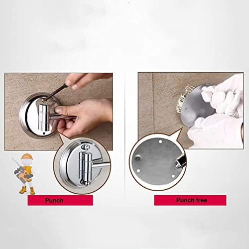 Sturdy Wall-Mounted Makeup Mirror