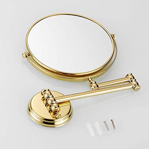 Wall-Mounted Double-Sided Swivel Makeup Mirror Extendable