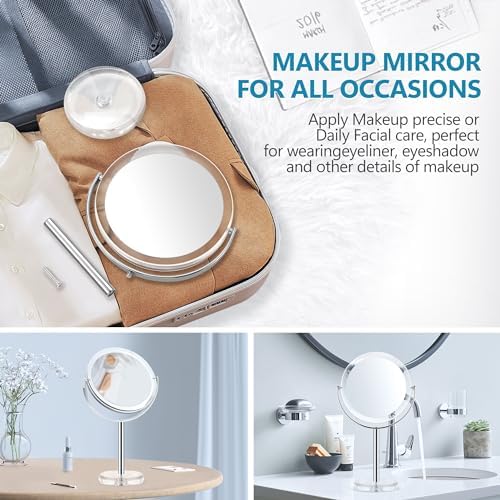 MIYADIVA 20x Magnifying Mirror with Stand