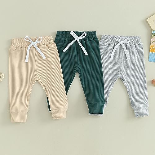 3-Pack Toddler Elastic Casual Pants