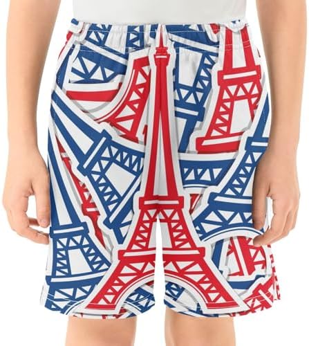 Aflyko Boys Casual Shorts Summer Outfit with Pockets for Boys