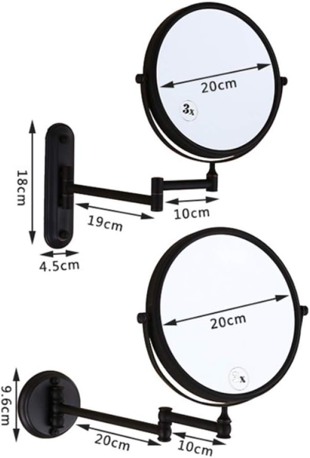 Wall-Mounted Double-Sided Vanity Mirror
