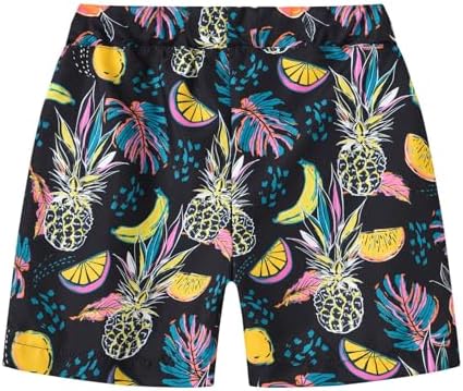 Toddler Girls Summer Hawaiian Beach Shorts Set