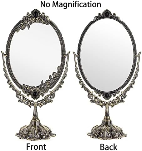 JUXYES Vintage Swivel Making Mirror