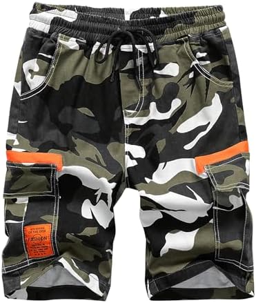 Camouflage Cargo Shorts for Kids TLAENSON