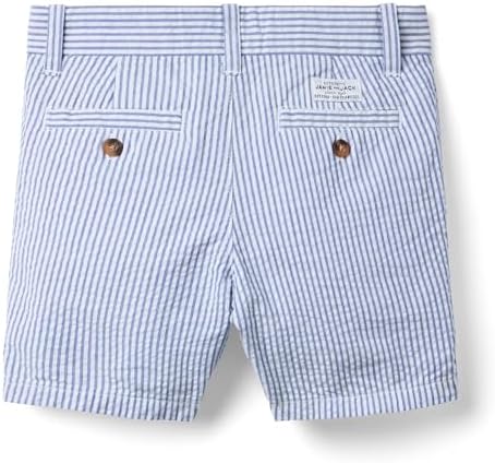 Janie and Jack Boys Seersucker Flat Front Shorts