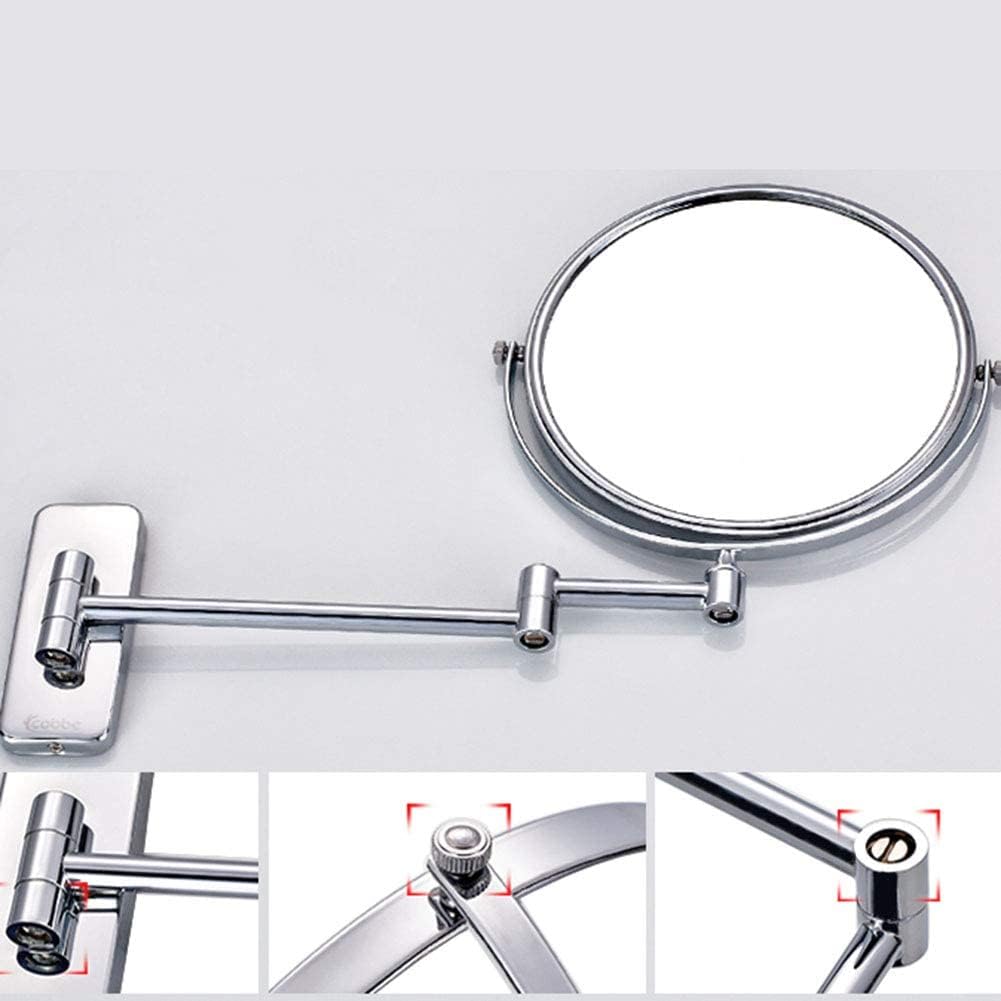 8-Inch Wall-Mounted Makeup Mirror