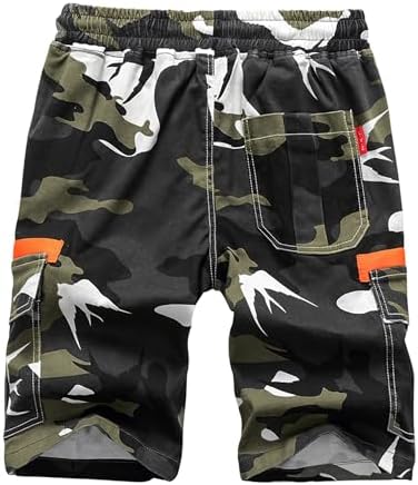 Camouflage Cargo Shorts for Kids TLAENSON