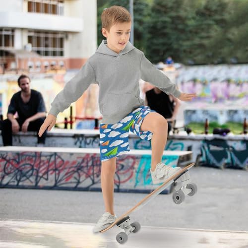 Aflyko Boys Casual Shorts Summer Essentials Stretchy Vibrant and Functional Pockets