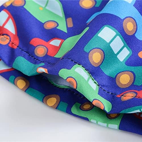 Toddler Boys Summer Lightweight Car Print Shorts