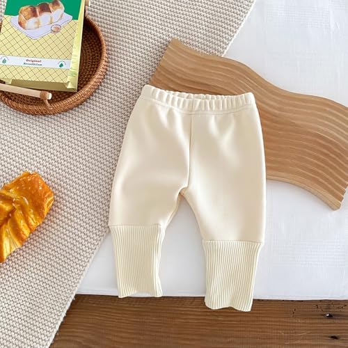 Boys Girls Christmas Solid Color Blocking Pants