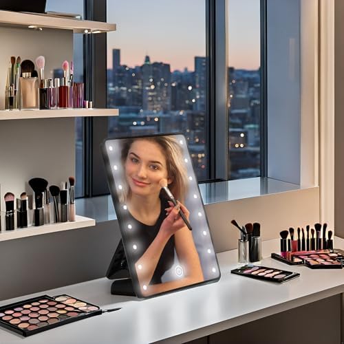 Schliersee Lighted Makeup Mirror with 16 LED Lights