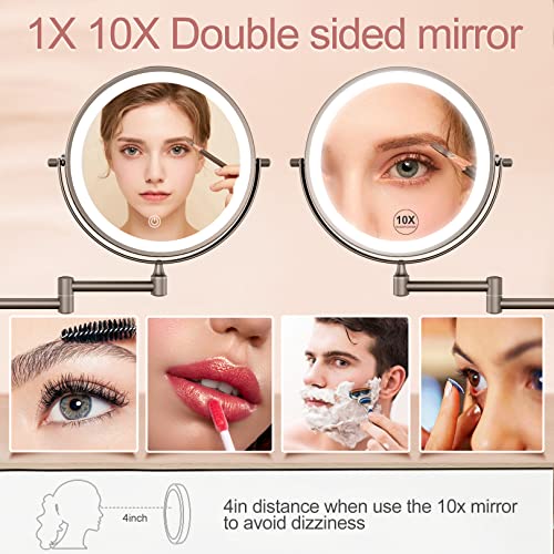 FASCINATE Wall-Mounted Lighted Vanity Mirror