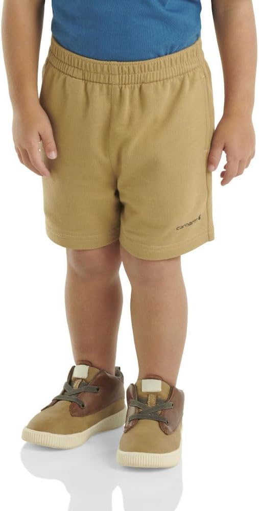 Carhartt Girls Elastic Waistband French Terry Work Shorts - Soft Durable