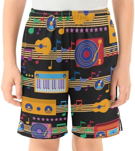 Aflyko Boys Summer Shorts Casual Daily Outfit with Drawstring Waist and Pockets