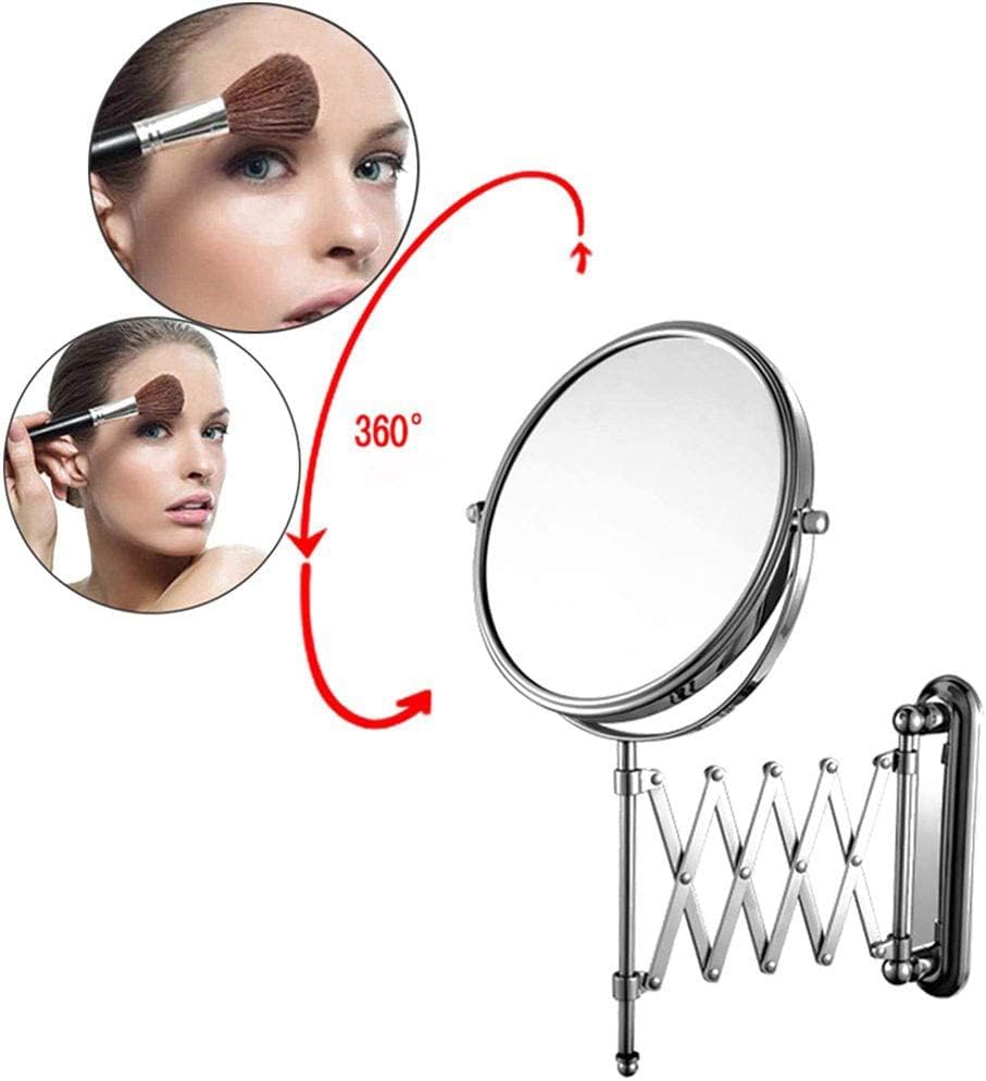 Professional Looking Wall-Mounted Vanity Mirror with 5X Extension