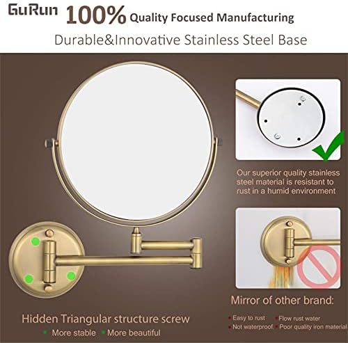 Wall-Mounted Makeup Mirror 5X