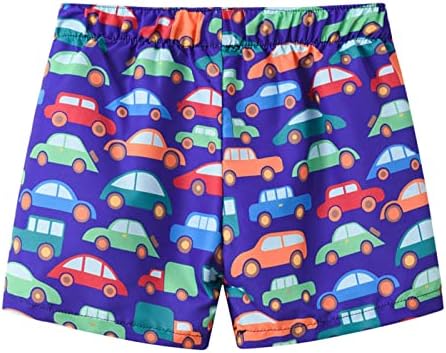 Toddler Boys Summer Lightweight Car Print Shorts