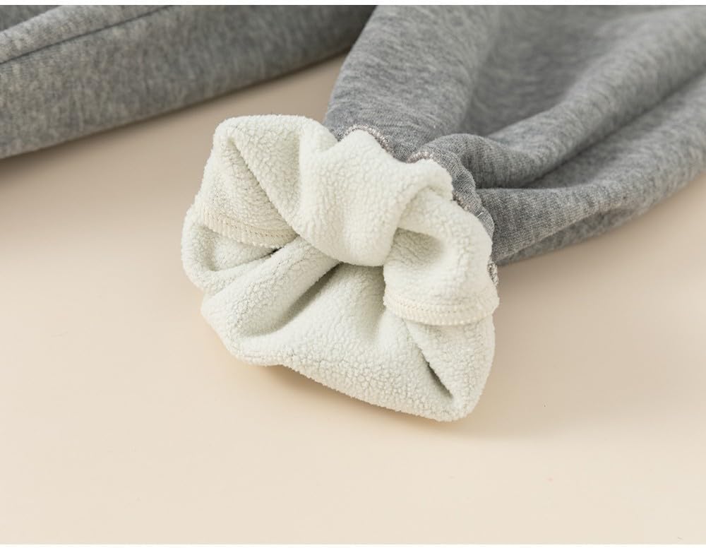 Meufam Unisex Dual Polartee Fleece Jogger - Warm Stretchy and Stylish for Kids