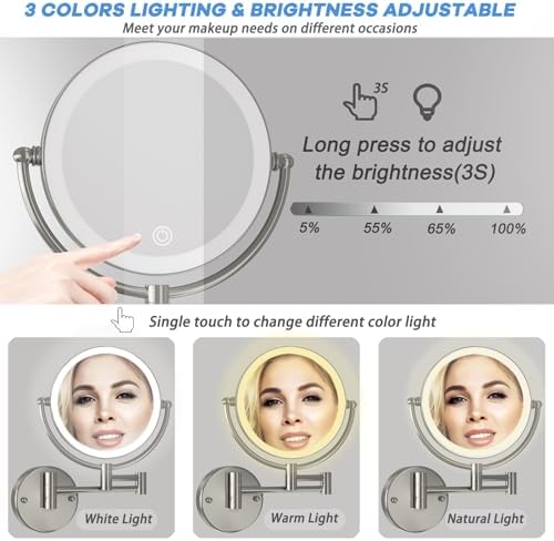 8x10 Lighted Makeup Mirror