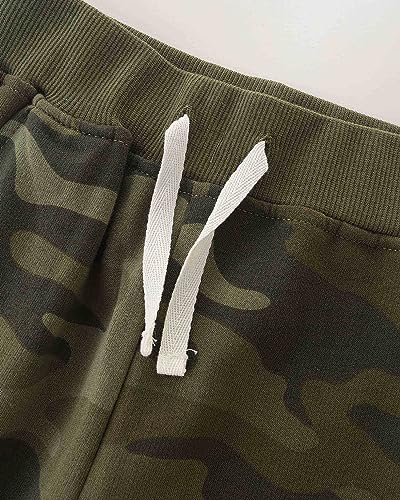 Ysoea Toddler Boys Cotton Camouflage Sweatpants Comfortable and Durable