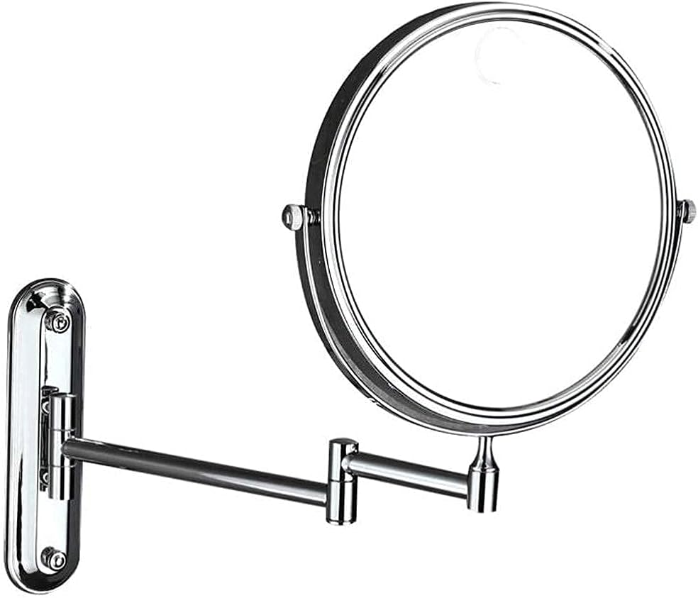 DEIHGE Folding Wall-Mounted Vanity Mirror Double-Sided Makeup Wardrobe