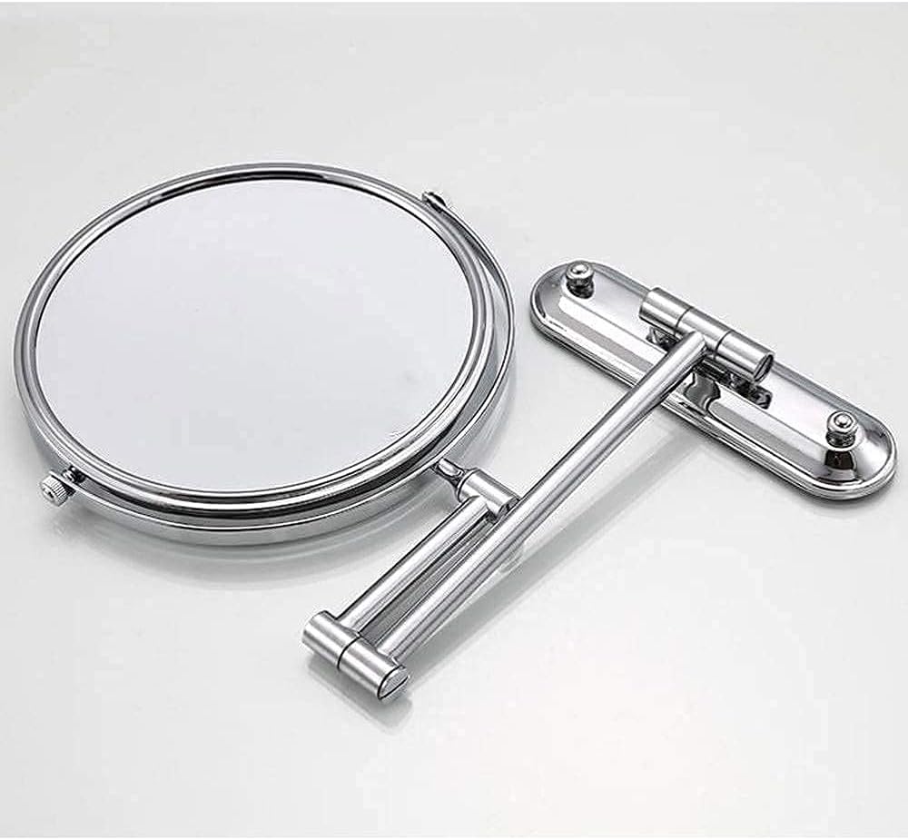 DEIHGE Folding Wall-Mounted Vanity Mirror Double-Sided Makeup Wardrobe