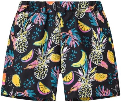 Toddler Girls Summer Hawaiian Beach Shorts Set