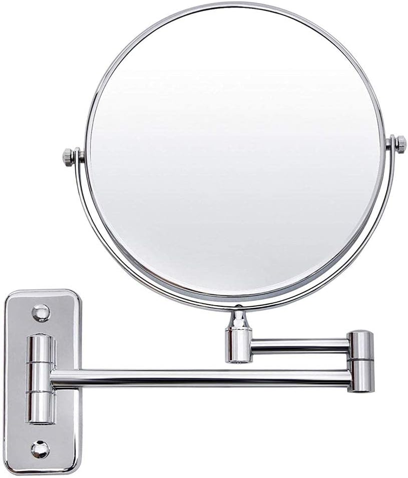 wall-mounted makeup mirror - 3x magnification