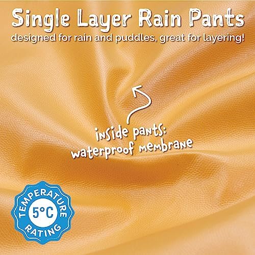 JAN JUL Waterproof Rain Pants for Kids 10000mm 5000gm