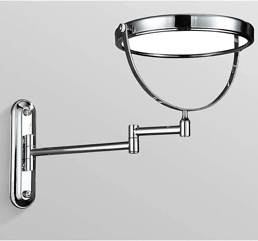 DEIHGE Folding Wall-Mounted Vanity Mirror Double-Sided Makeup Wardrobe