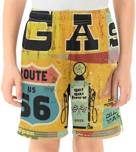 Aflyko Boys Summer Casual Shorts with Pockets
