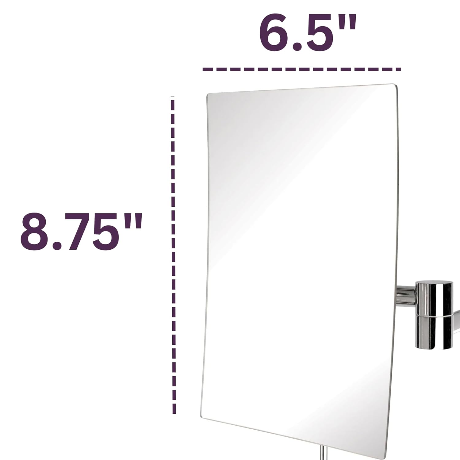Wall-Mount Makeup Mirror