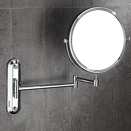 DEIHGE Folding Wall-Mounted Vanity Mirror Double-Sided Makeup Wardrobe