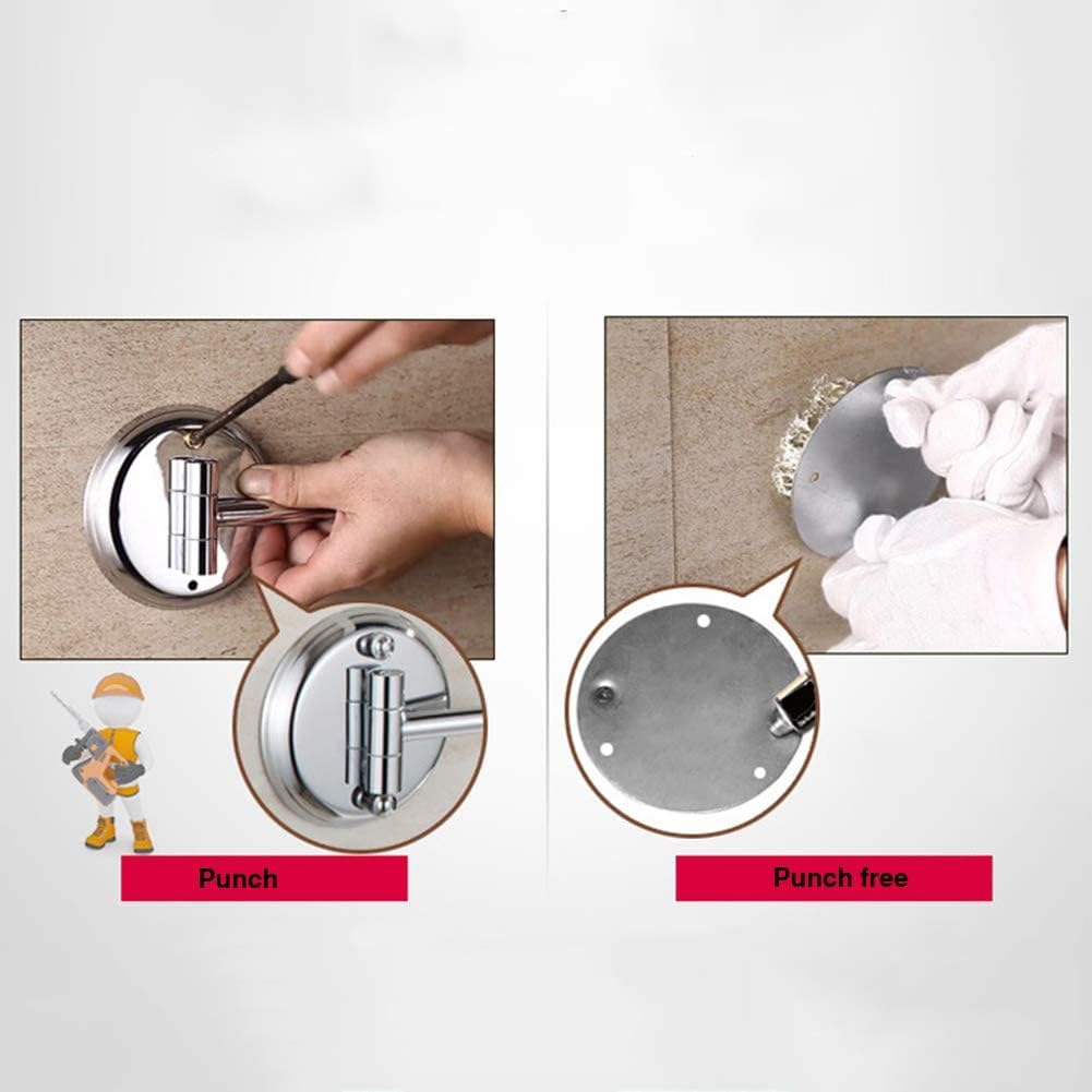 Sturdy Wall-Mounted Makeup Mirror