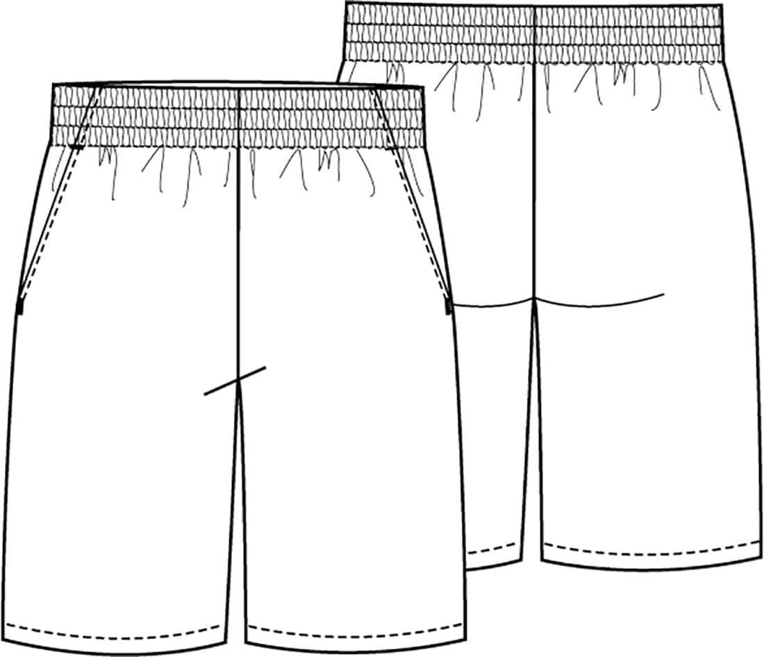 Big Kid Pull-On Shorts for Classroom
