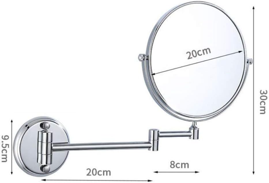 Single-Side Wall-Mounted Makeup Vanity Mirror