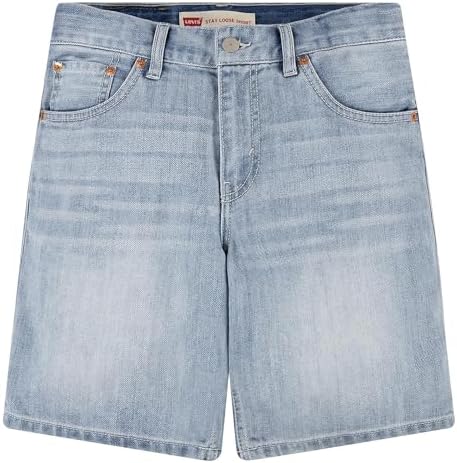 Levis Boys Loose Fit Denim Shorts Big Kids