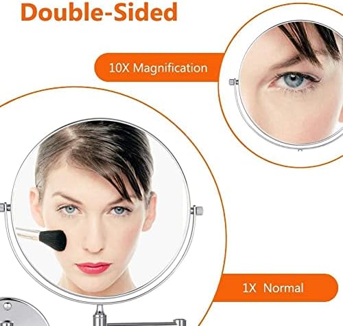 Chic 10X Magnifying Vanity Mirror