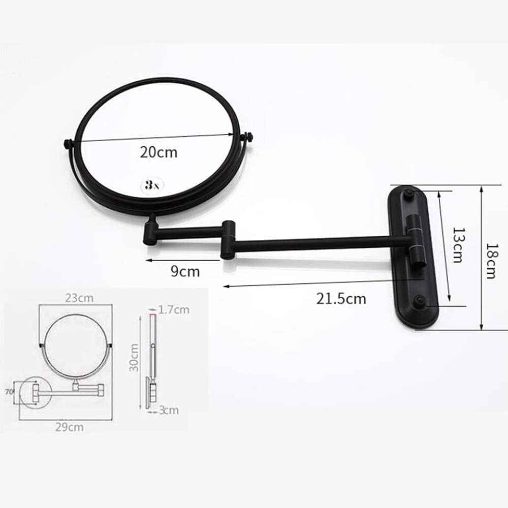 Sturdy Round Makeup Mirror with 360-Degree Rotation