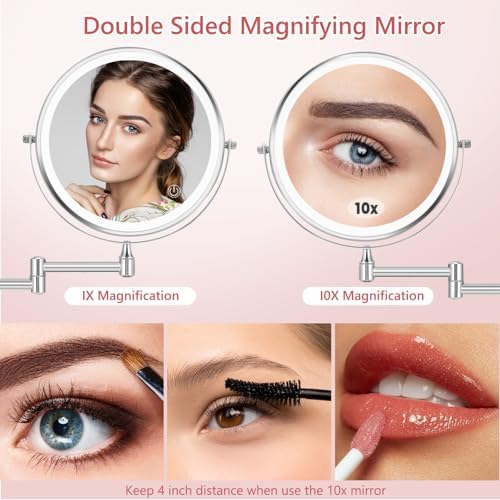 Boost Your Grooming with the ZLOKLA Rechargeable Makeup Mirror