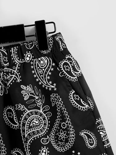 Paisley Print Track Shorts Battle Tested