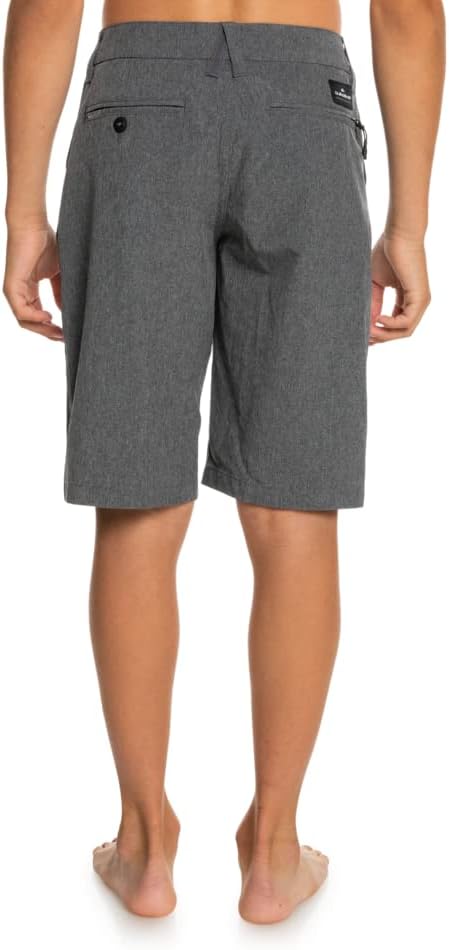 Quiksilver Boys Union Heather Amp YTH19 Hybrid Shorts - Lightweight Durable and Stylish