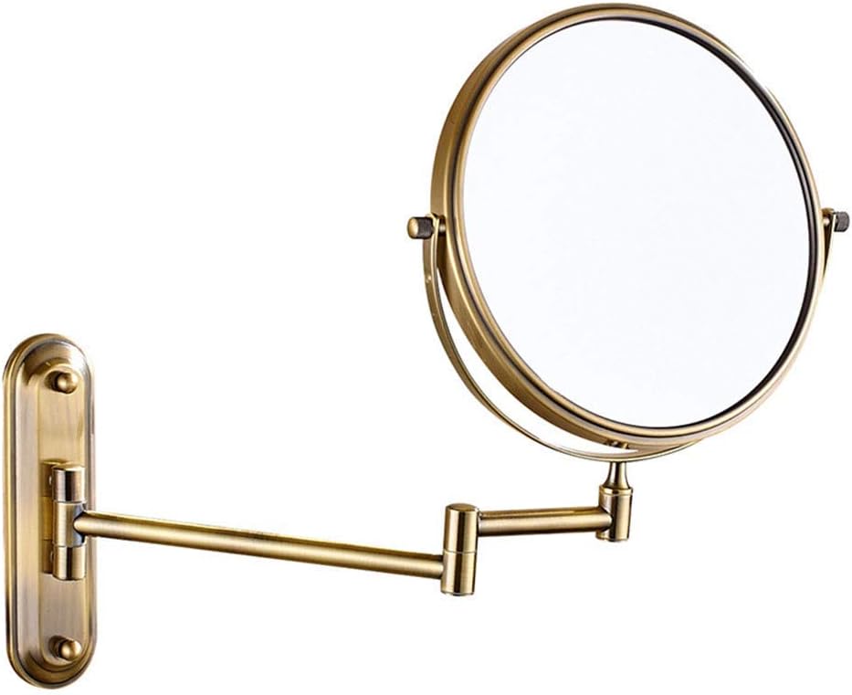 Wall-Mounted Vanity Mirror with 8 Wide 12 Extension Double-Sided