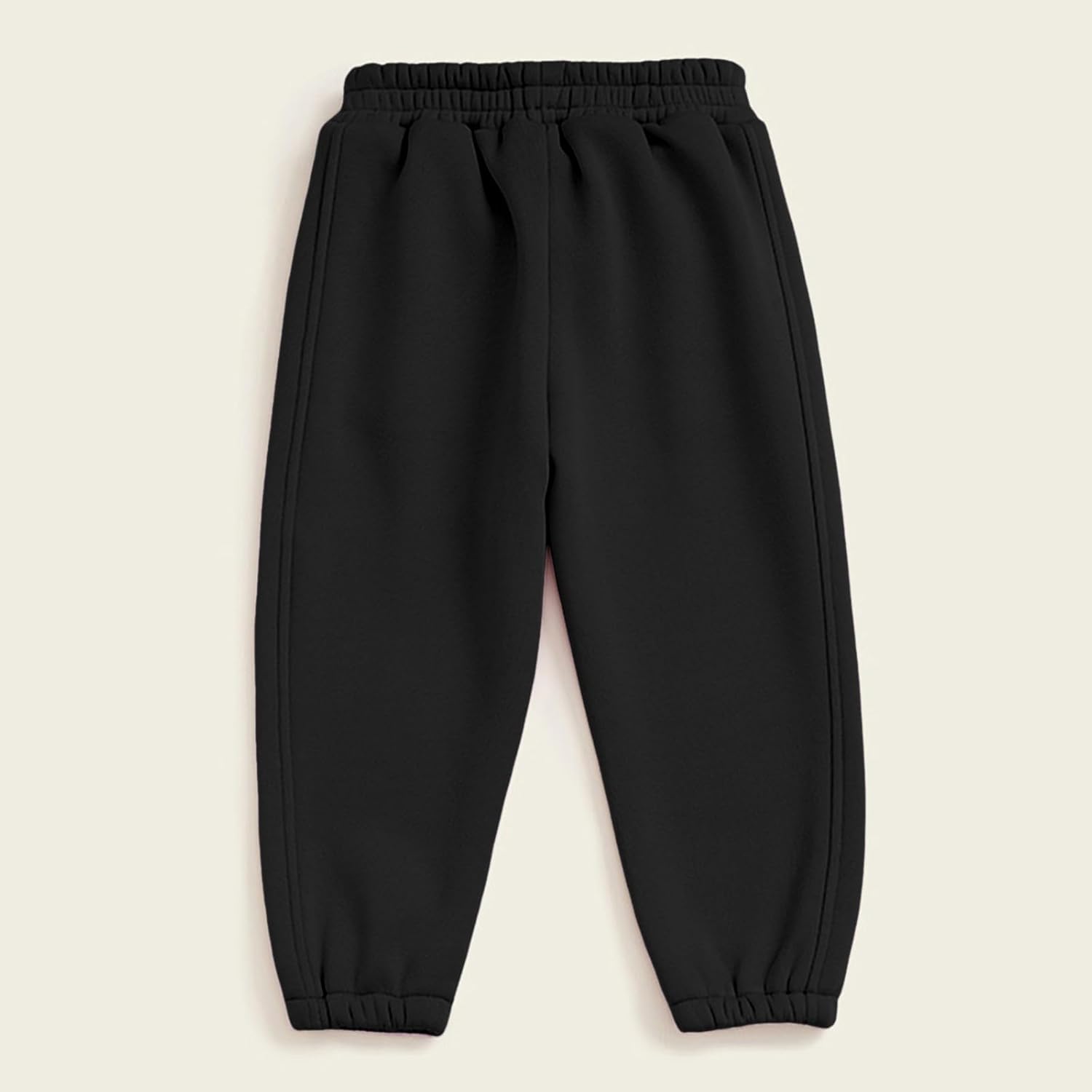 Soft Cotton Fleece sweatpants with adjustable waistband for Kids