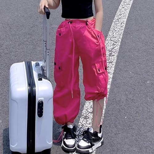 Girls Kids Jogger Pants with Pockets High Elastic Waist