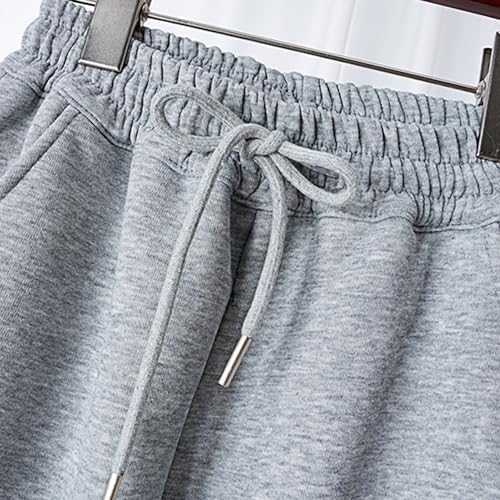 Boys Fleece-Lined Open Bottom Sweatpants with Pockets