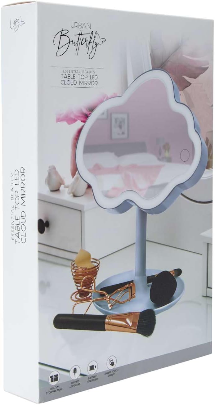 Urban Butterfly Vanity Cloud Mirror Purple