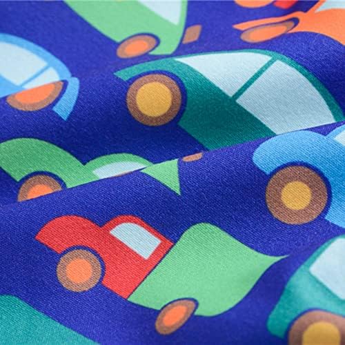 Toddler Boys Summer Lightweight Car Print Shorts