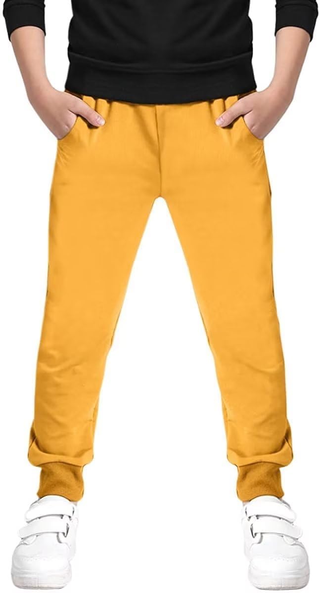 Perfect for Boys Stretchy 4-12 Years Cotton Joggers